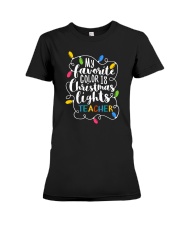 Teacher Premium Fit Ladies Tee tile