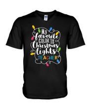 Teacher V-Neck T-Shirt tile
