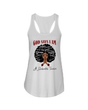 Teacher Ladies Flowy Tank tile