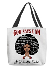 Teacher All-Over Tote tile