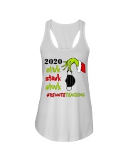 Remote Teaching - Christmas Ladies Flowy Tank tile