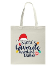 Assistant Teacher - Christmas Tote Bag tile