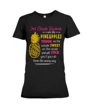 3rd Grade Teacher Premium Fit Ladies Tee tile