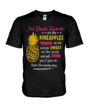 3rd Grade Teacher V-Neck T-Shirt tile