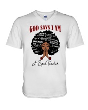 SPED Special Education Teacher V-Neck T-Shirt tile