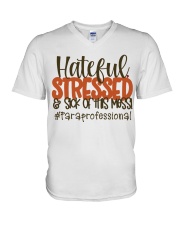 Paraprofessional V-Neck T-Shirt tile