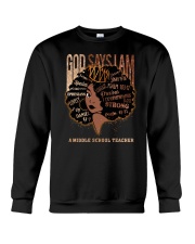 Middle School Teacher Crewneck Sweatshirt tile
