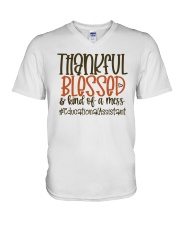 Educational Assistant V-Neck T-Shirt tile
