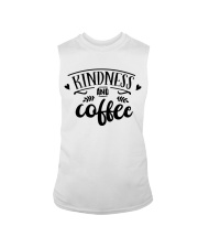 Kindness and coffee Sleeveless Tee tile