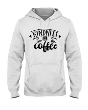 Kindness and coffee Hooded Sweatshirt tile