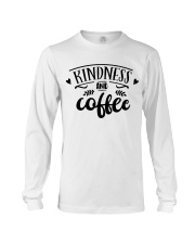 Kindness and coffee Long Sleeve Tee tile