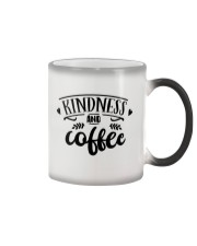Kindness and coffee Color Changing Mug tile