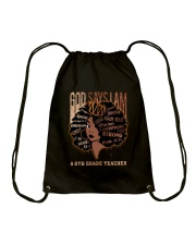 6th Grade Teacher Drawstring Bag tile