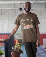 Math Teacher 8 Classic T-Shirt apparel-classic-tshirt-lifestyle-front-34