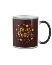 100 days of school 14 Color Changing Mug tile