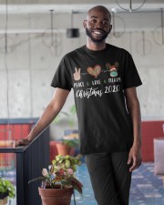 Peace love Merry Christmas 2020 Classic T-Shirt apparel-classic-tshirt-lifestyle-front-34