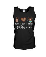 Peace love Merry Christmas 2020 Unisex Tank tile