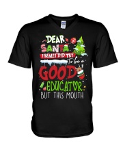 Educator V-Neck T-Shirt tile