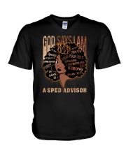 SPED Advisor V-Neck T-Shirt tile