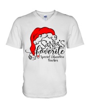 Special Education Teacher V-Neck T-Shirt tile