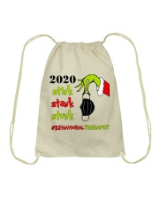 Behavioral Therapist Christmas Drawstring Bag tile
