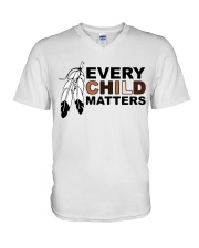Every child matters V-Neck T-Shirt tile