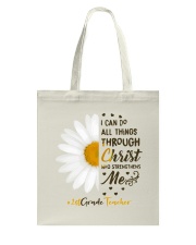 1st Grade Teacher Tote Bag tile