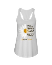 1st Grade Teacher Ladies Flowy Tank tile