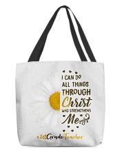 1st Grade Teacher All-Over Tote tile