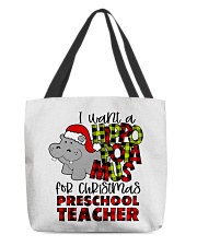 Preschool Teacher All-Over Tote tile