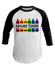 Daycare Teacher Baseball Tee tile