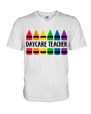 Daycare Teacher V-Neck T-Shirt tile