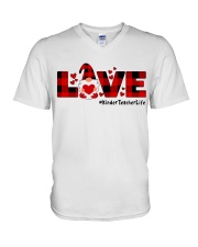 Kindergarten Teacher V-Neck T-Shirt tile