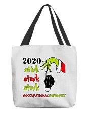 Occupational Therapist Christmas All-Over Tote tile