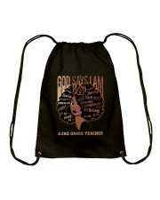 2nd Grade Teacher Drawstring Bag tile