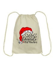 Art Teacher Drawstring Bag tile