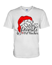 Art Teacher V-Neck T-Shirt tile