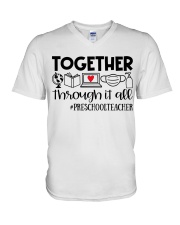 Preschool Teacher V-Neck T-Shirt tile