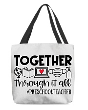 Preschool Teacher All-Over Tote tile