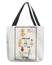 Together we are better All-Over Tote tile