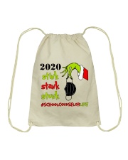 School Counselor Christmas Drawstring Bag tile
