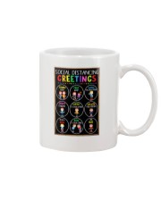 Social Distancing Greetings Mug tile