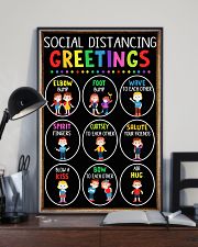 Social Distancing Greetings 11x17 Poster lifestyle-poster-2