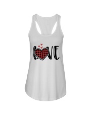 Love Teacher life Ladies Flowy Tank tile