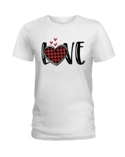 Love Teacher life Ladies T-Shirt tile
