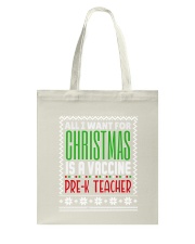 Pre-K Teacher - Christmas Tote Bag tile