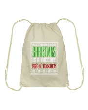 Pre-K Teacher - Christmas Drawstring Bag tile