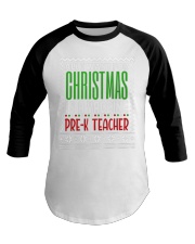 Pre-K Teacher - Christmas Baseball Tee tile
