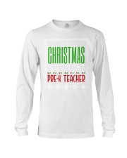 Pre-K Teacher - Christmas Long Sleeve Tee tile