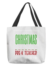 Pre-K Teacher - Christmas All-Over Tote tile